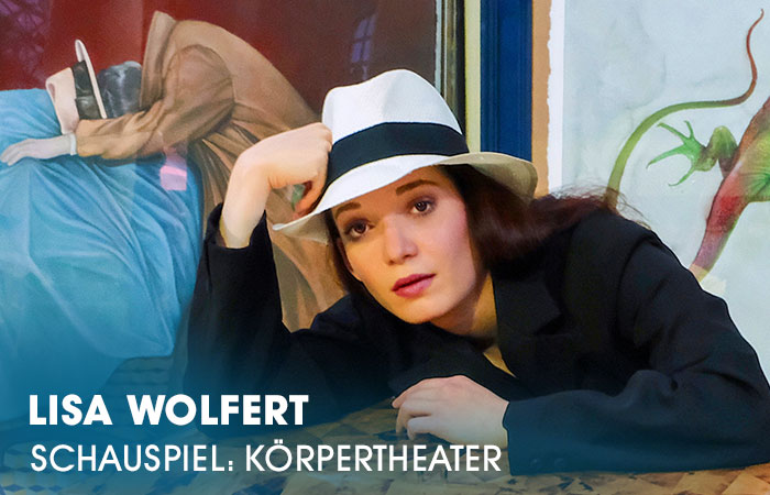 Die Dozentin Lisa Wolfert lehrt an der Artrium Schauspielschule Hamburg das Fach Schauspiel: Körpertheater / Physical Theatre